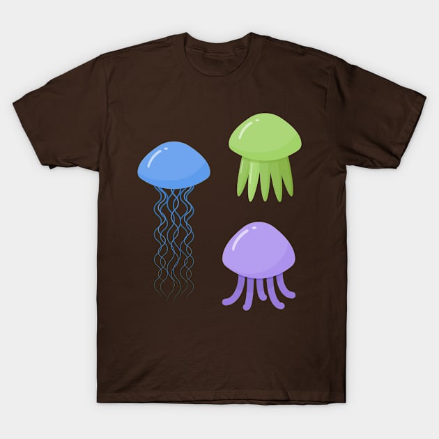 Jellyfish T-Shirt by runlenarun